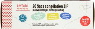 AH!TABLE! diepvrieszakken 1 liter 20 stuks