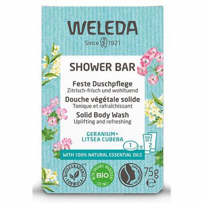 Weleda Geranium & Litsea Cubeba Shower Bar Bio