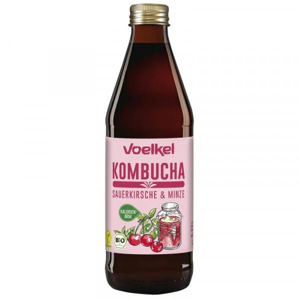 Kombucha kers-munt 330 ml