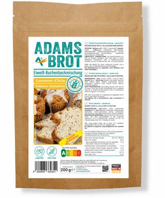 ADAMS cakemix lemon chia 200gr