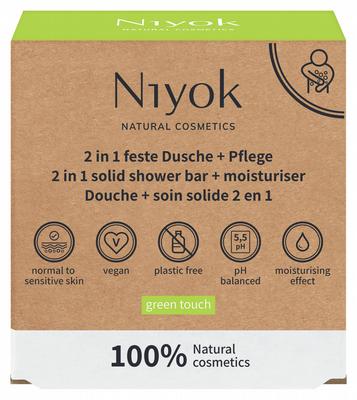 NIYOK 2/1 shower bar green touch 80 gr