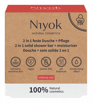 NIYOK 2/1 shower bar intense red 80 gr