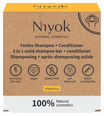 NIYOK 2/1 shower + conditioner bar vitamina 80 gr