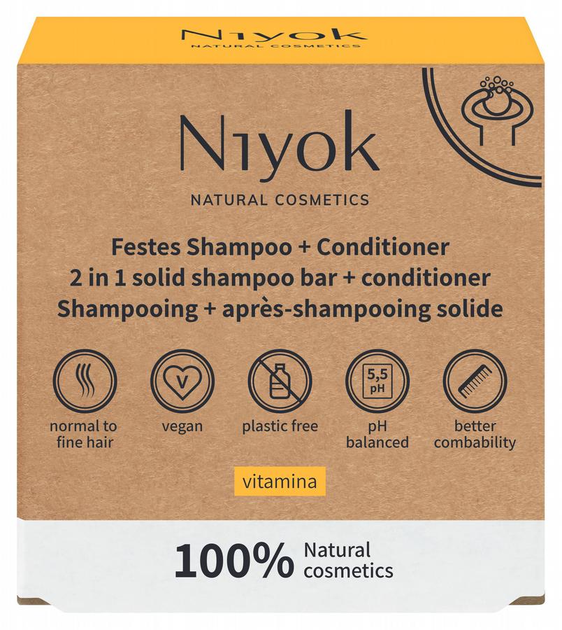 2/1 shower + conditioner bar vitamina 80 gr