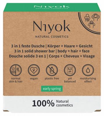 NIYOK 3/1 shower bar body+hair+face 80 gr