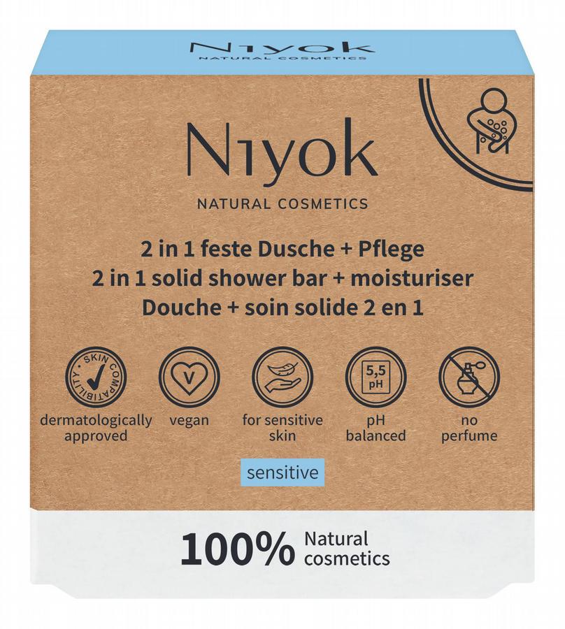 2 in 1 shower sensitive skin 80gr