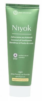 NIYOK coconut oil toothpaste peppermint & lemon 75 ml