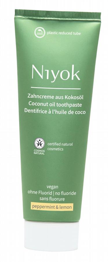 coconut oil toothpaste peppermint & lemon 75 ml