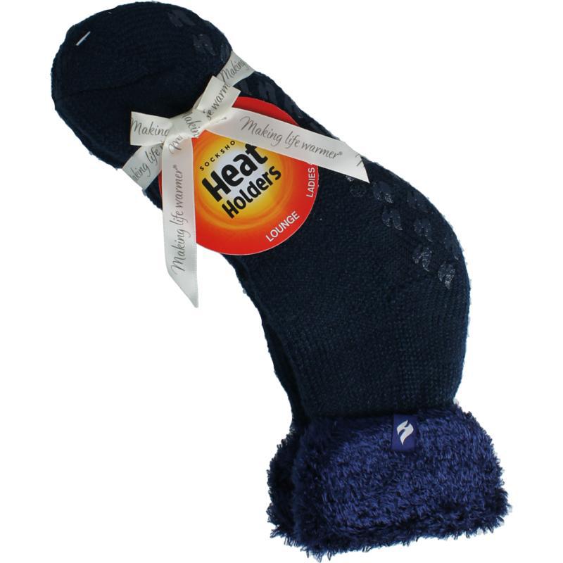 Ladies lounge socks 4-8 37-42 navy