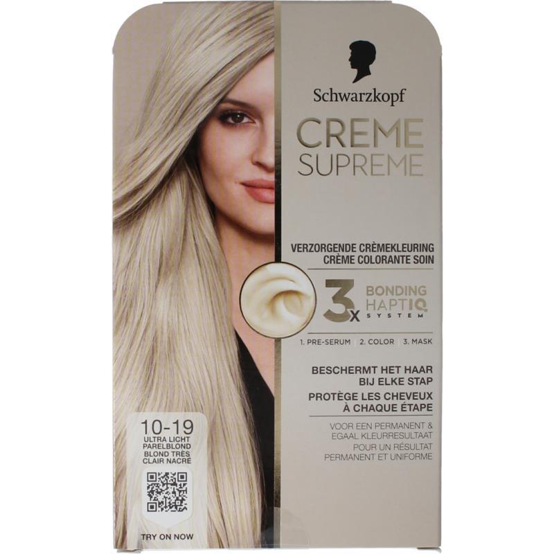 Creme supreme 10-19 licht blond
