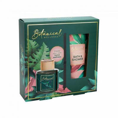 SOURCE BALANCE botanical badgeschenkset met geurstokjes