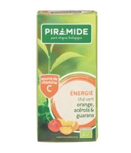 Piramide Energie groene thee sinaas acerola en guarana bio