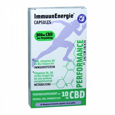 Jacob Hooy  CBD 10mg performance caps. 30st Jacob Hooy  CBD 10mg performance caps. 30st