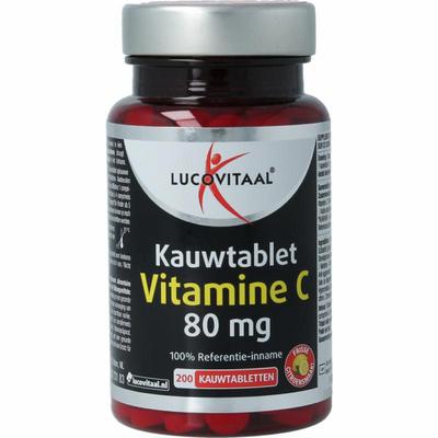 Lucovitaal Vitamine C 80mg citroen