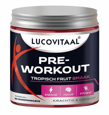 Lucovitaal Pre-workout tropisch fruit Lucovitaal Pre-workout tropisch fruit
