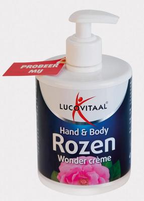 Lucovitaal Hand & body rozen wonder creme Lucovitaal Hand & body rozen wonder creme