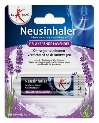 Lucovitaal Neusinhaler relaxerende lavendel Lucovitaal Neusinhaler relaxerende lavendel