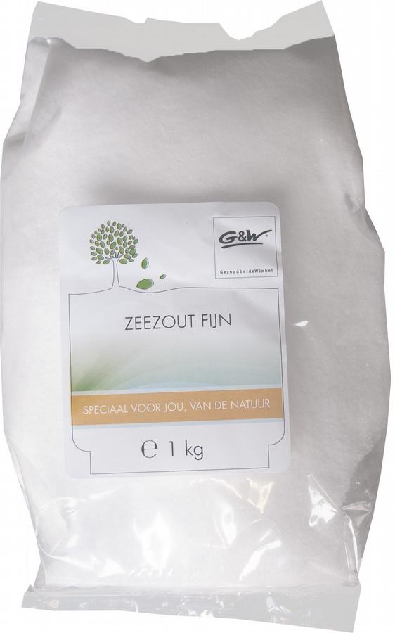 Zeezout fijn (oer) zak 1000gram