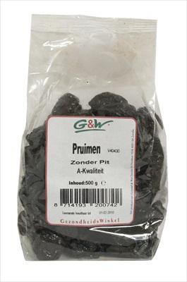 G&W Pruimen zonder pit zak 500 gram