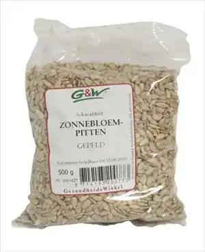 Zonnebloempitten gepeld 500 gram