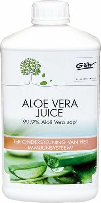 G&W Aloe vera juice 99,9% fles 1000ml