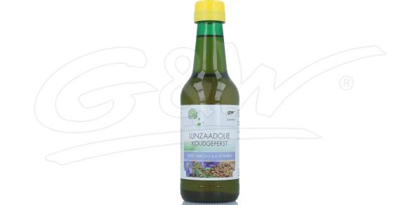 Lijnzaadolie koudgep fles 250 ml