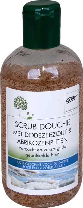 Dode zeezout douche abrik 250 ml