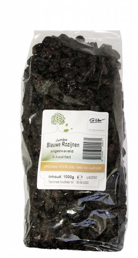 Rozijn jumbo blauw zak 1000g