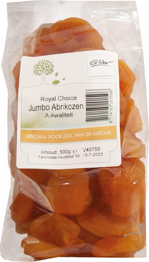 Abrikozen royal c. jumbo 500 gram