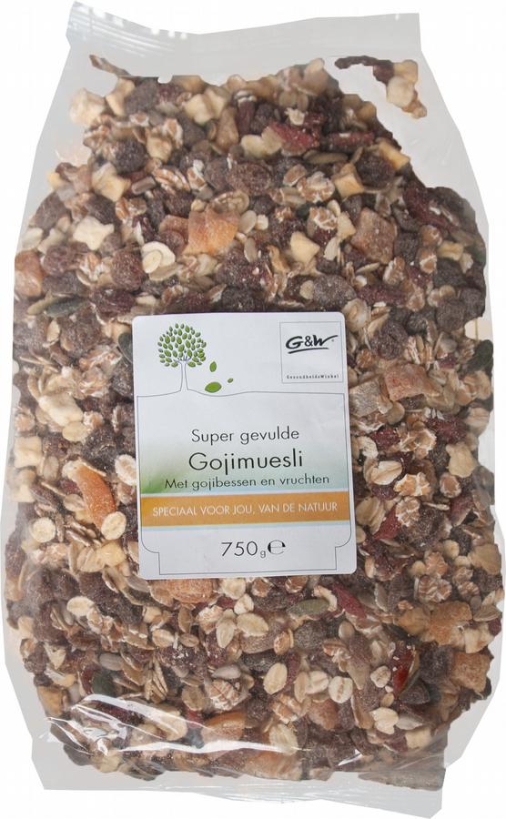 Muesli goji supergevuld 750 gram