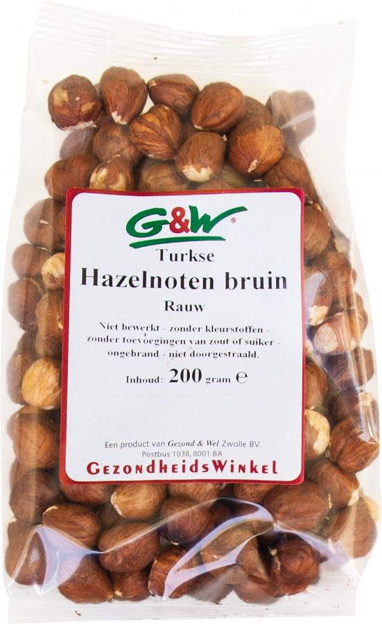 Hazelnoten bruin 200 gram
