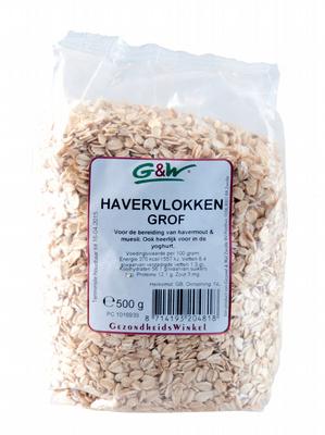 G&W Havervlokken grof 500 gr