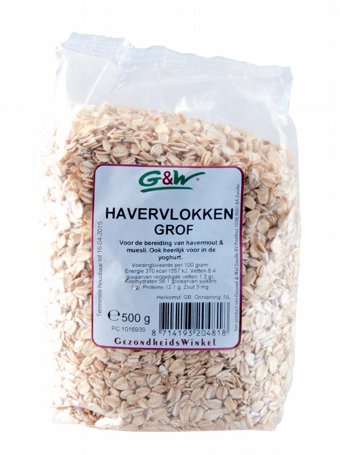 Havervlokken grof 500 gr