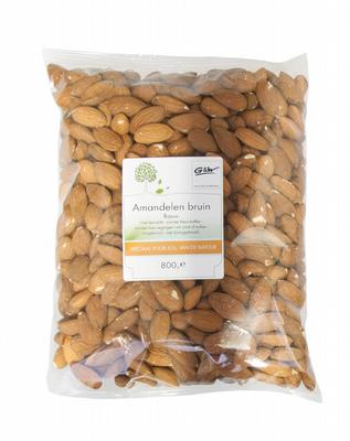 G&W Amandelen bruin 800 gr