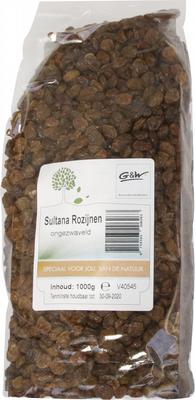 G&W Sultana rozijnen ongezwaveld 1000gr