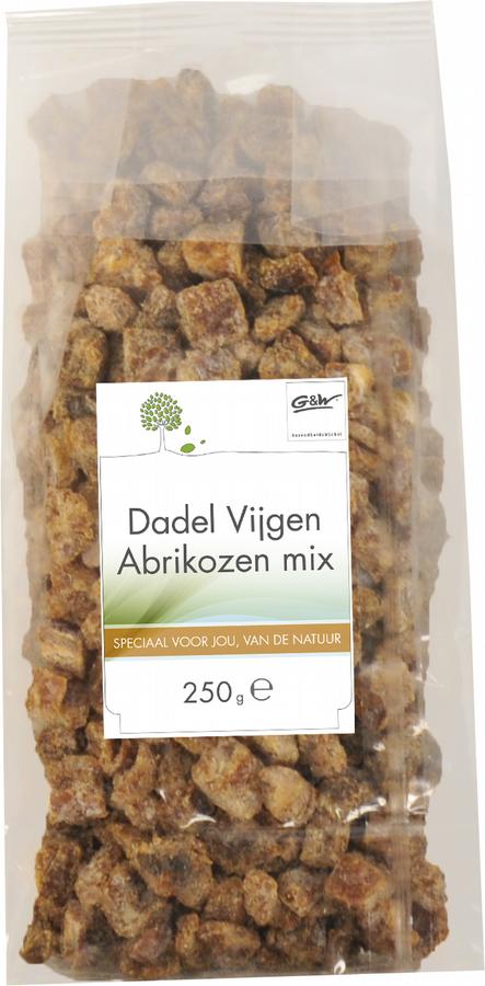 dadels vijgen abrikozen mix 250gr