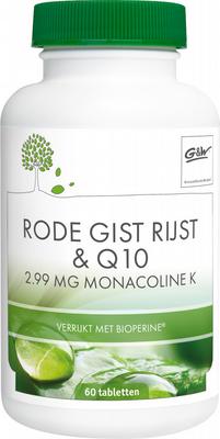 G&W rode rijst 3% monocolin-k 2,99 mg & q10 15 mg 60 tabl ta
