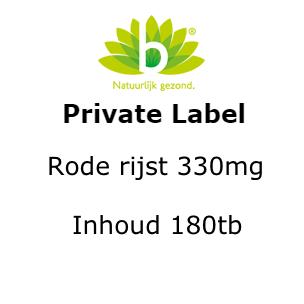 G&W Rode rijst 330 mg 3% 10mg monocolin 180 tabl