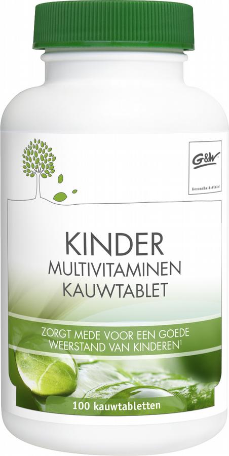 Kinder multi beertje kauw tablet 100