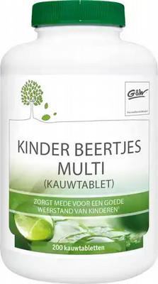 G&W kinder multi beertje kauw tablet 200 tabl tabl