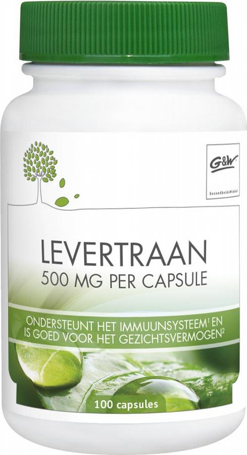 Levertraan ad 500mg 100c