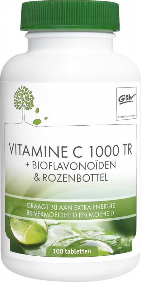 Vitamine c 1000 TR + Bioflavonoiden en Rozenbottel