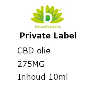 G&W Cbd+ olie bevat ca. 275 mg cbd 10 ml