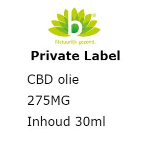 Cbd+ olie bevat ca. 275 mg cbd 30 ml