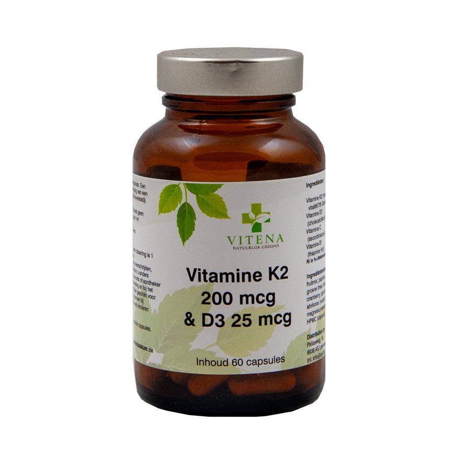 vitamine k2 (menaquinon-7) 200 mcg & d3 25mcg