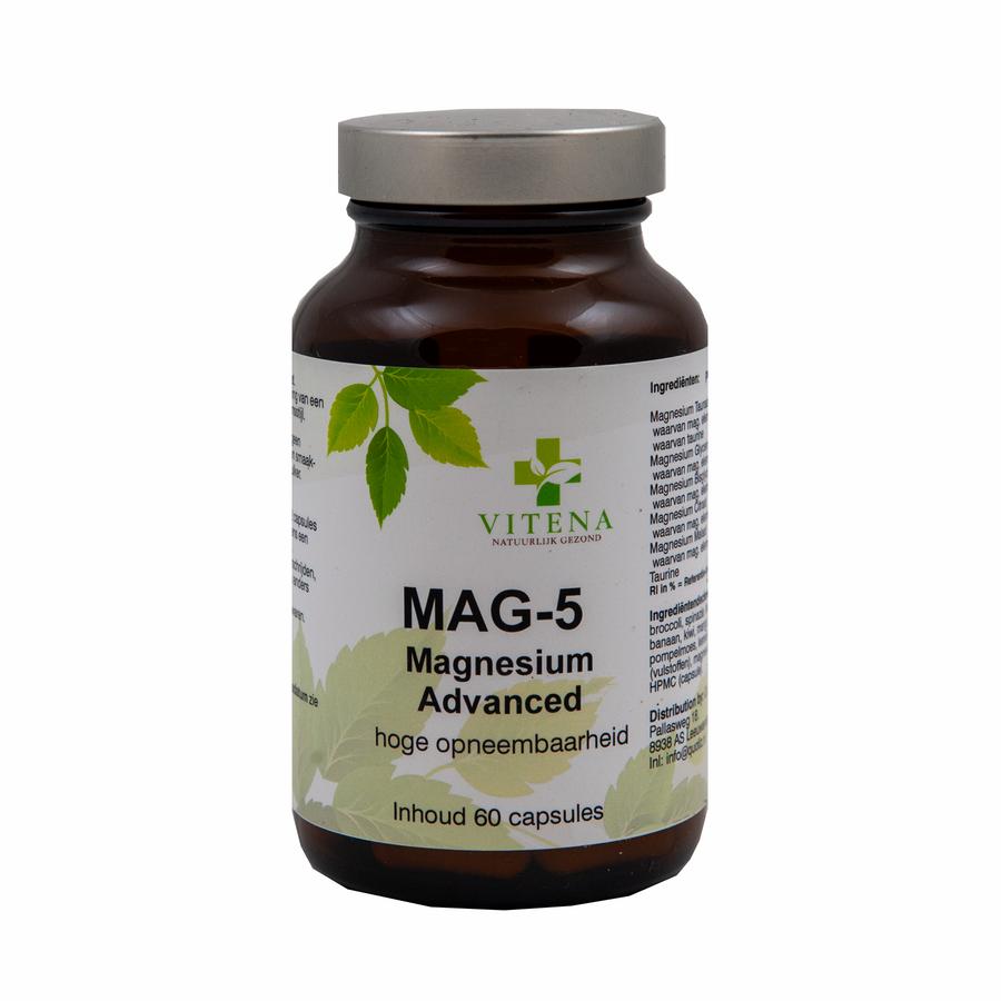 magnesium met 5 verschillende soorten magnesium