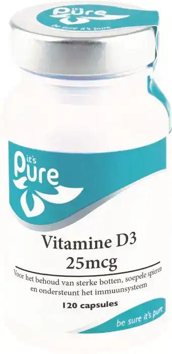 It's Pure Vitamine D3 25 mcg 120CP