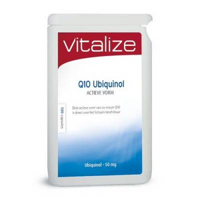 Vitalize q10 ubiquinol actieve vorm bbv 120 capsules