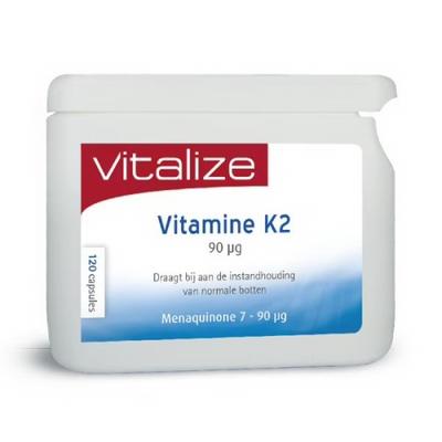 Vitalize vitamine k2 90ug bbv 120 capsules