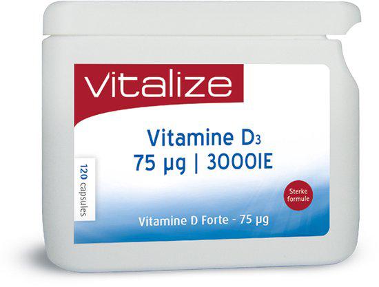 vitamine d 75 ug kleine bbv 120 capsules